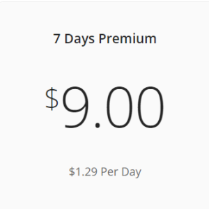 Zero 7 Day Premium Membership